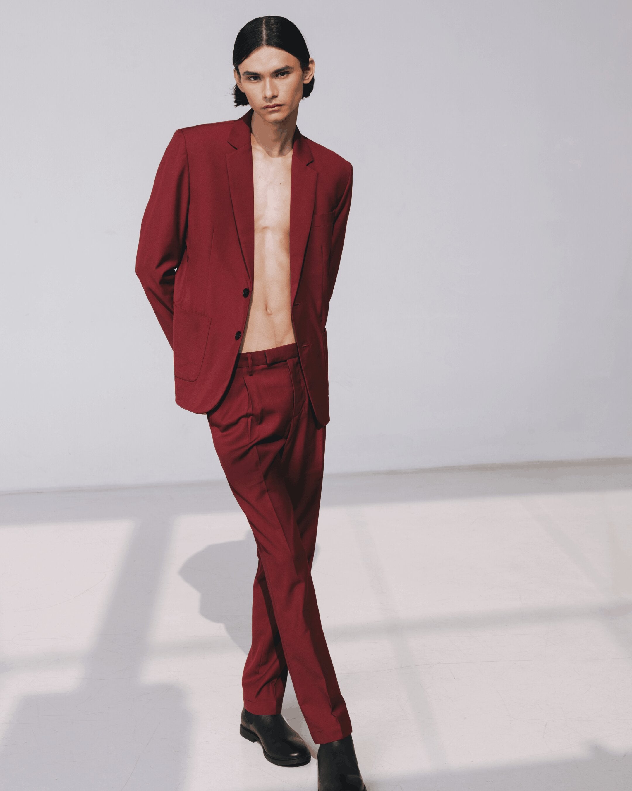 Tailored Pants With Pleated