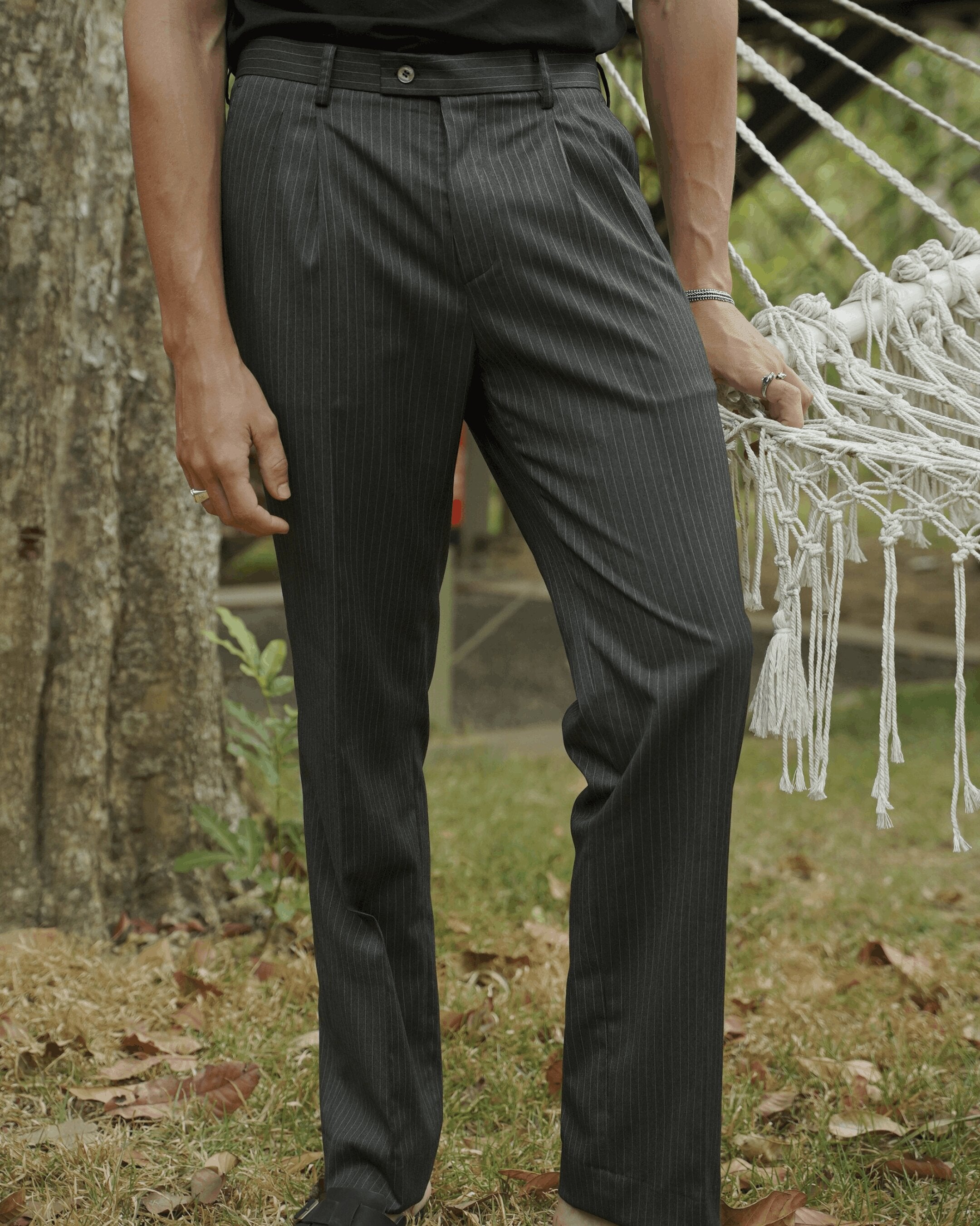 Tailored Pants With Pleated