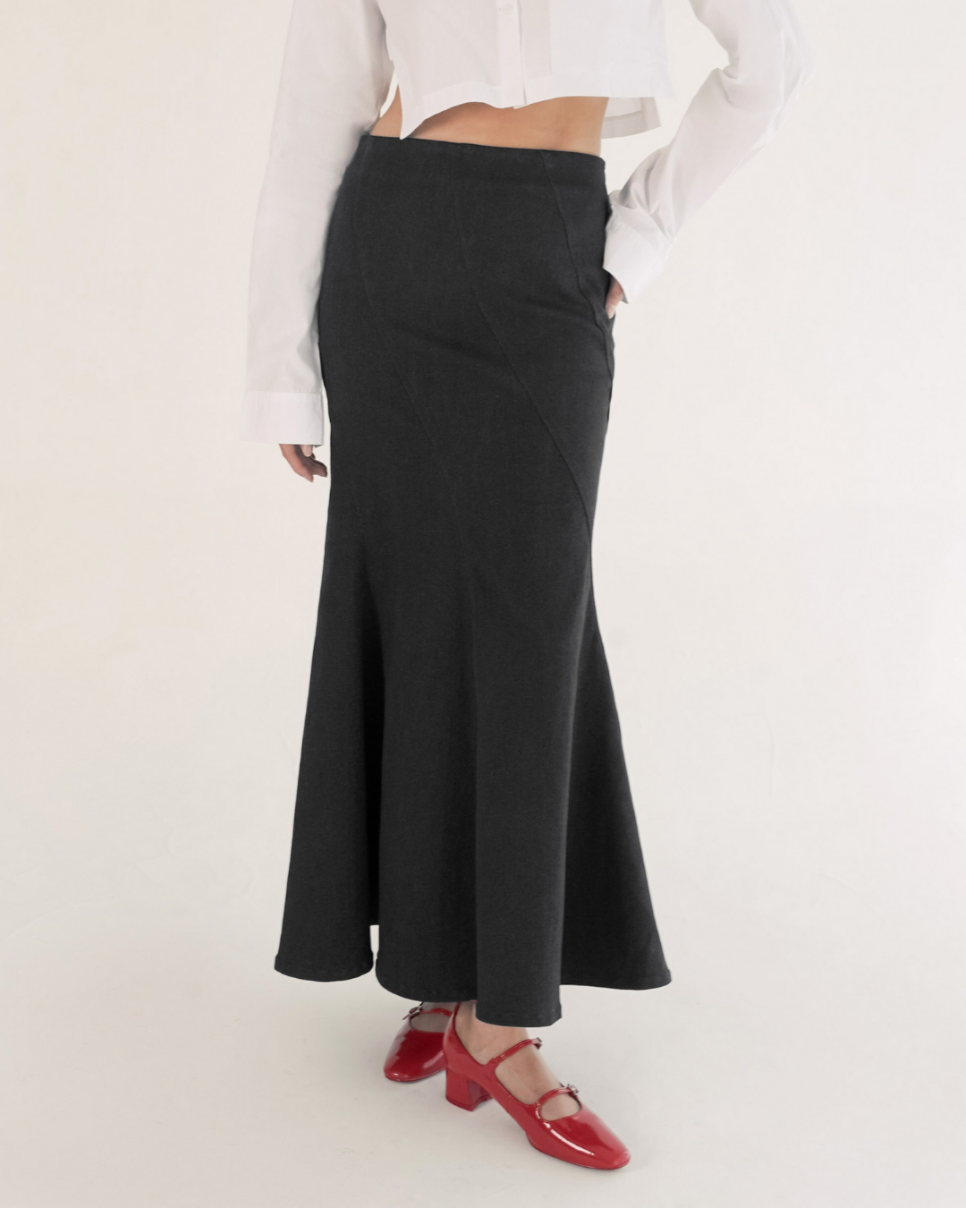 Maris Asymmetrica Denim Skirt