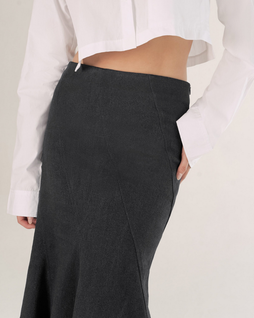 Maris Asymmetrica Denim Skirt