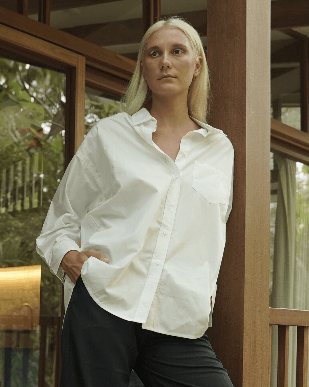 Lumen Oversized Shirt Cotton Poplin