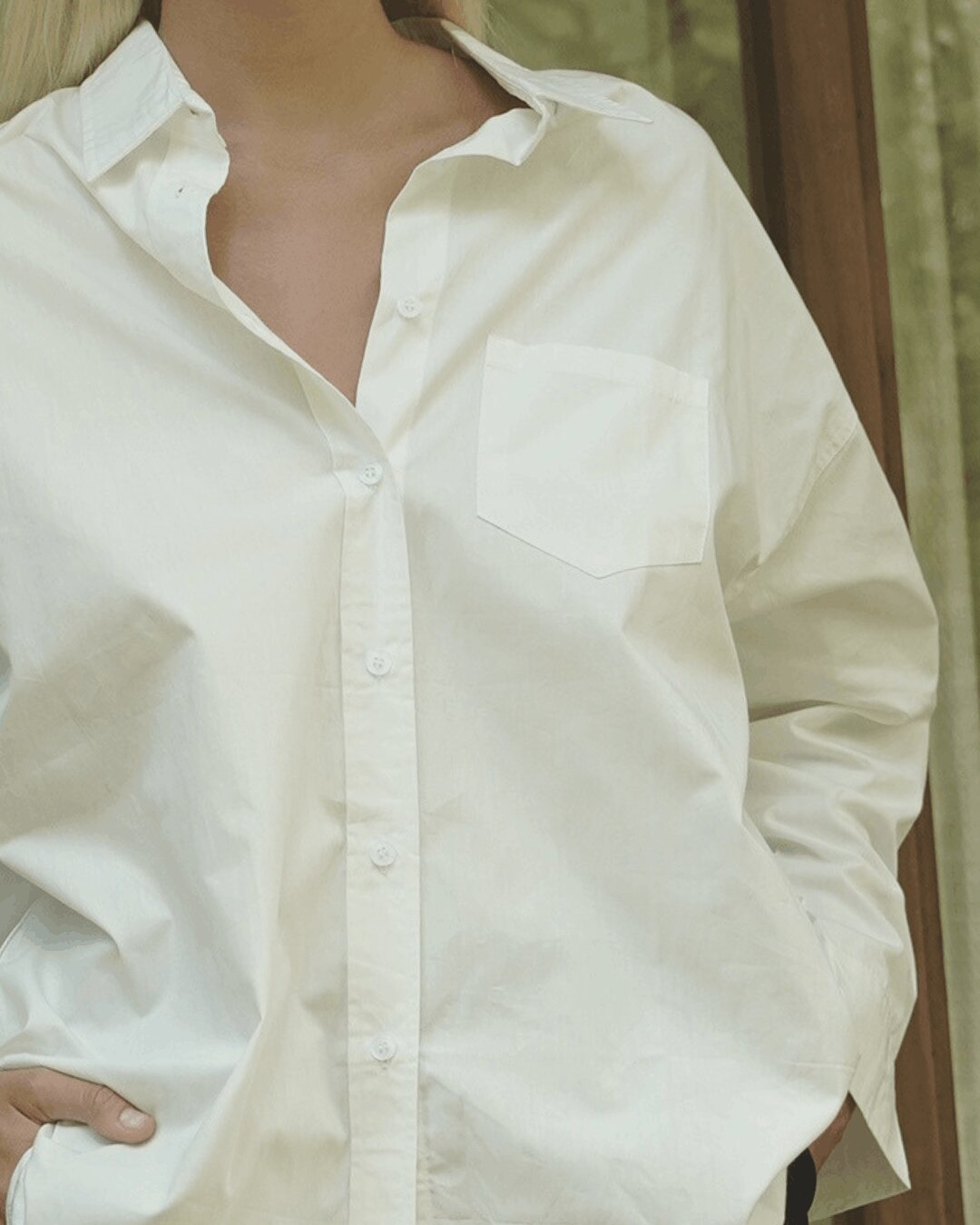 Lumen Oversized Shirt Cotton Poplin