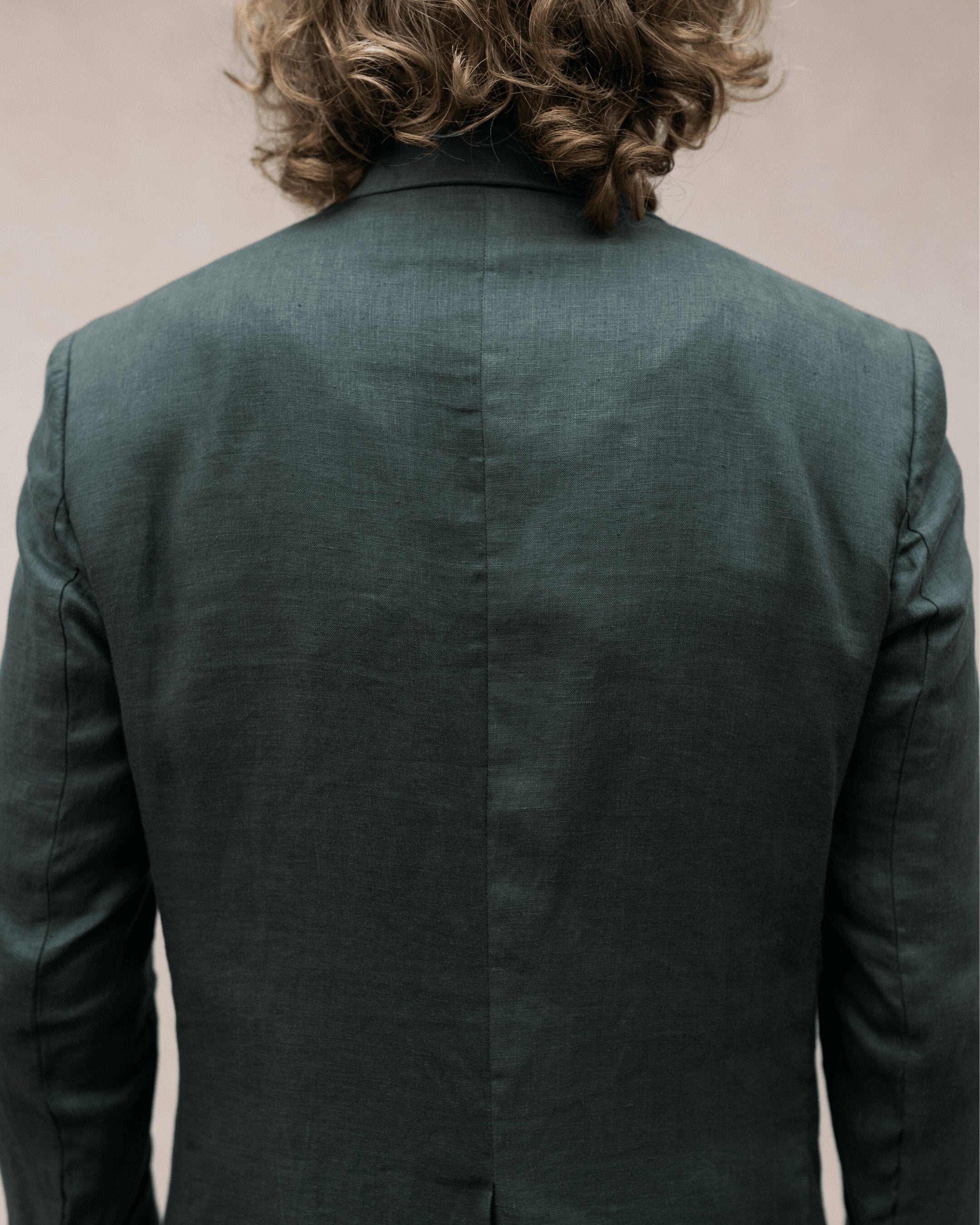 Single Breasted Linen Blazer