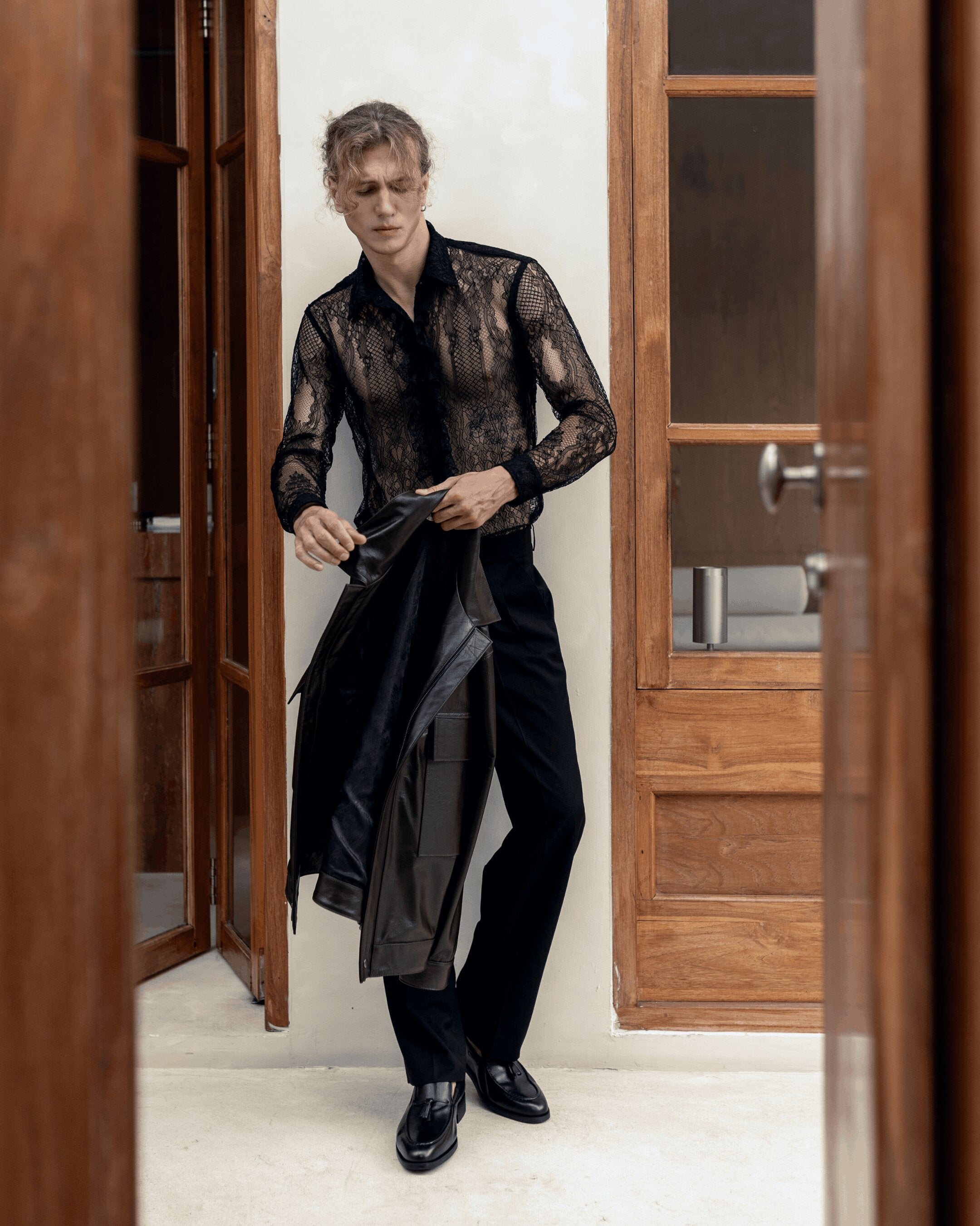 Regular Fit Lace Shirt